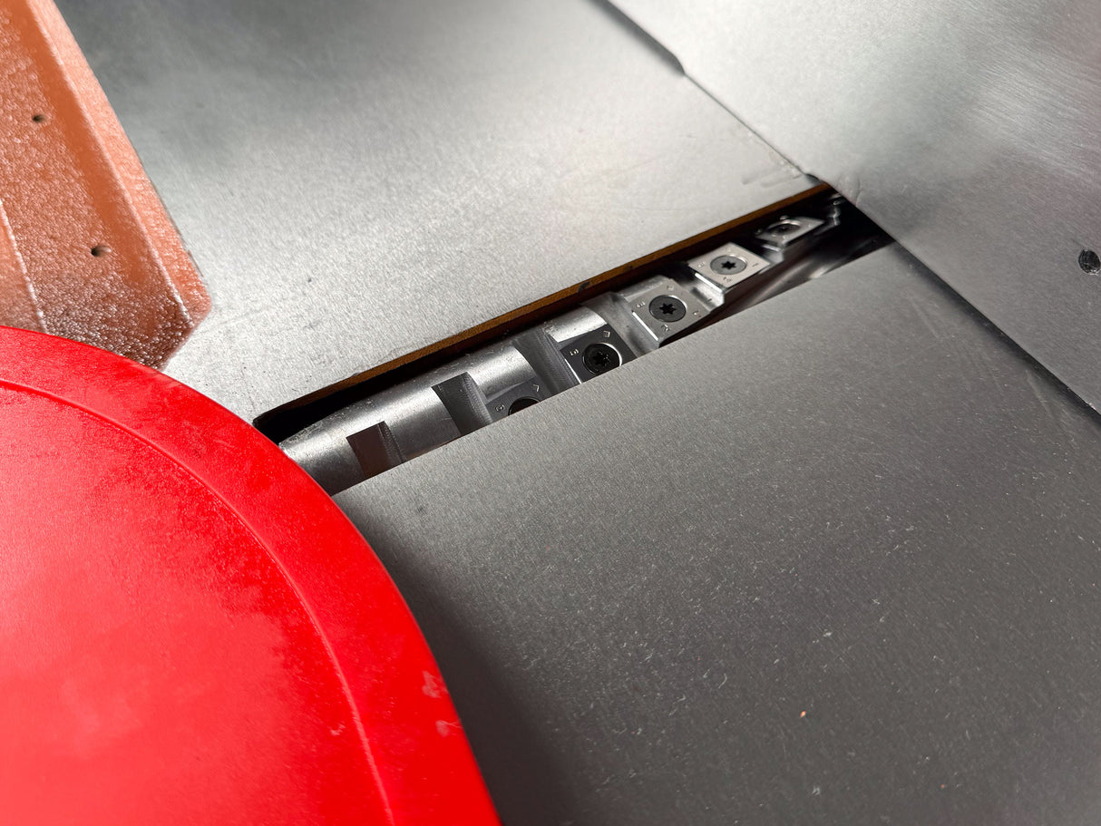 Sherwood 8in Benchtop Jointer with Helical Spiral Head 1500W 2HP includes Open Stand