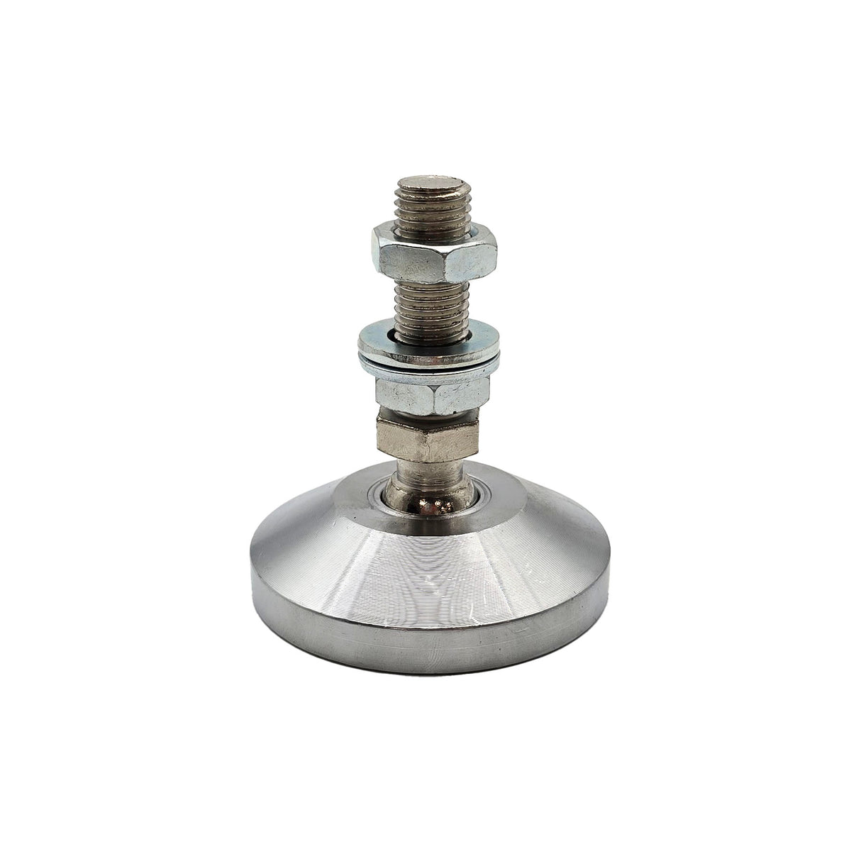 Sherwood set of 4 heavy-duty adjustable feet for wood lathes, suitable for SWL-1824/3040, ensuring stable lathe positioning on uneven workshop floors