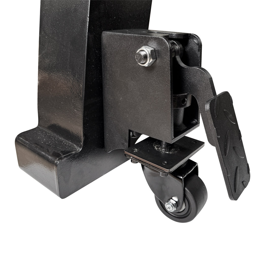 Sherwood Set of 4 Retractable Swivel Castors for Wood Lathes in use on SWL-1824/3040 machine