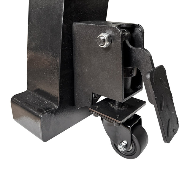 Sherwood Set of 4 Retractable Swivel Castors for Wood Lathes in use on SWL-1824/3040 machine