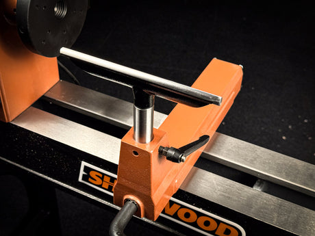 Sherwood Tool Rests 25.4mm Post: Durable steel bar for smooth woodturning precision