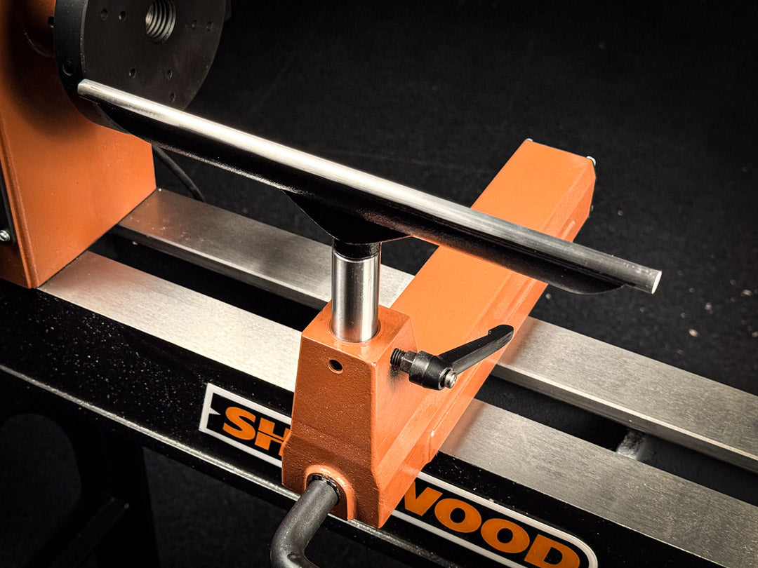 Sherwood Tool Rests for Wood Lathes 25.4mm Post precision steel bar for smooth woodturning