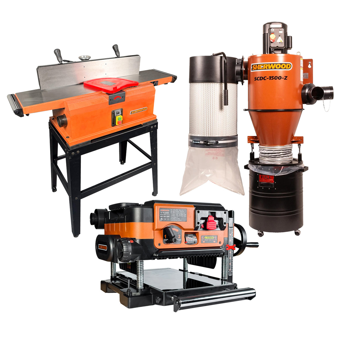 Sherwood Pro Thicknesser Cyclone Bundle