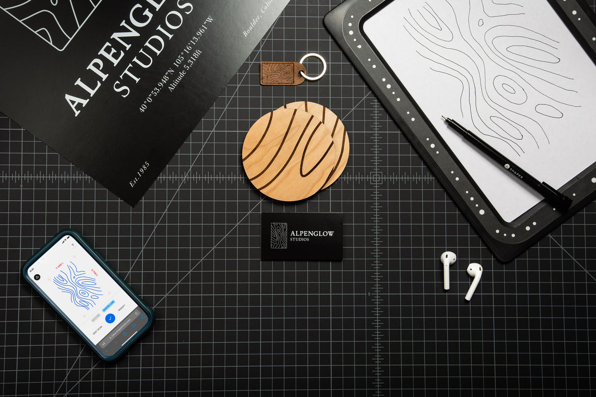 Shaper Tools Trace Frame & Case for Origin Handheld CNC Router - Turning drawings into vector graphics with Trace Frame and app