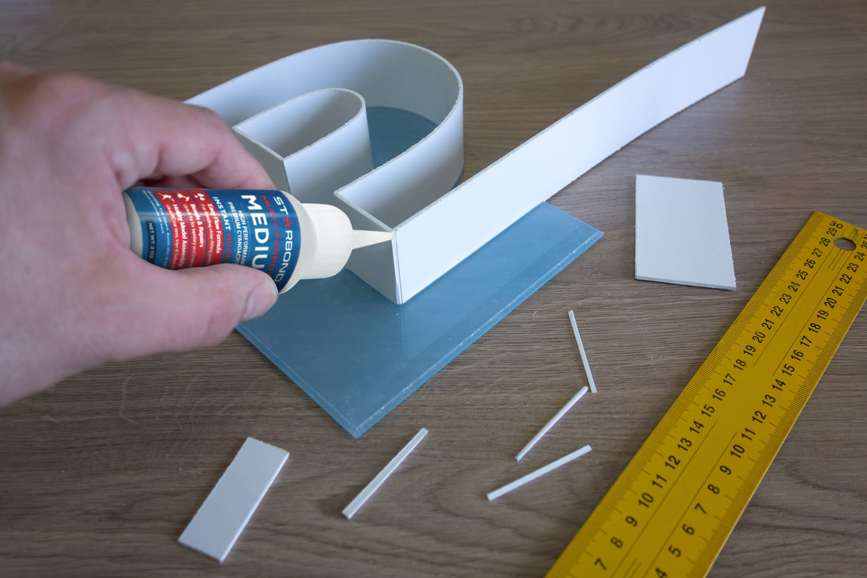 Starbond Multi-Purpose Medium CA Super Glue in action, creating precise bonds quickly