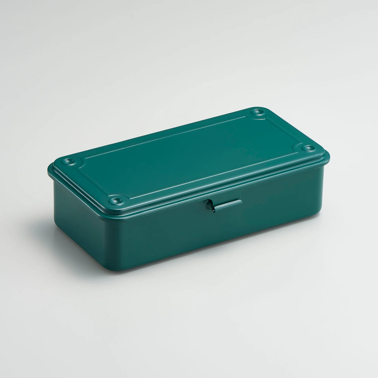 Toyo Trunk Shape Toolbox 19cm open, showcasing internal compartments and sturdy construction