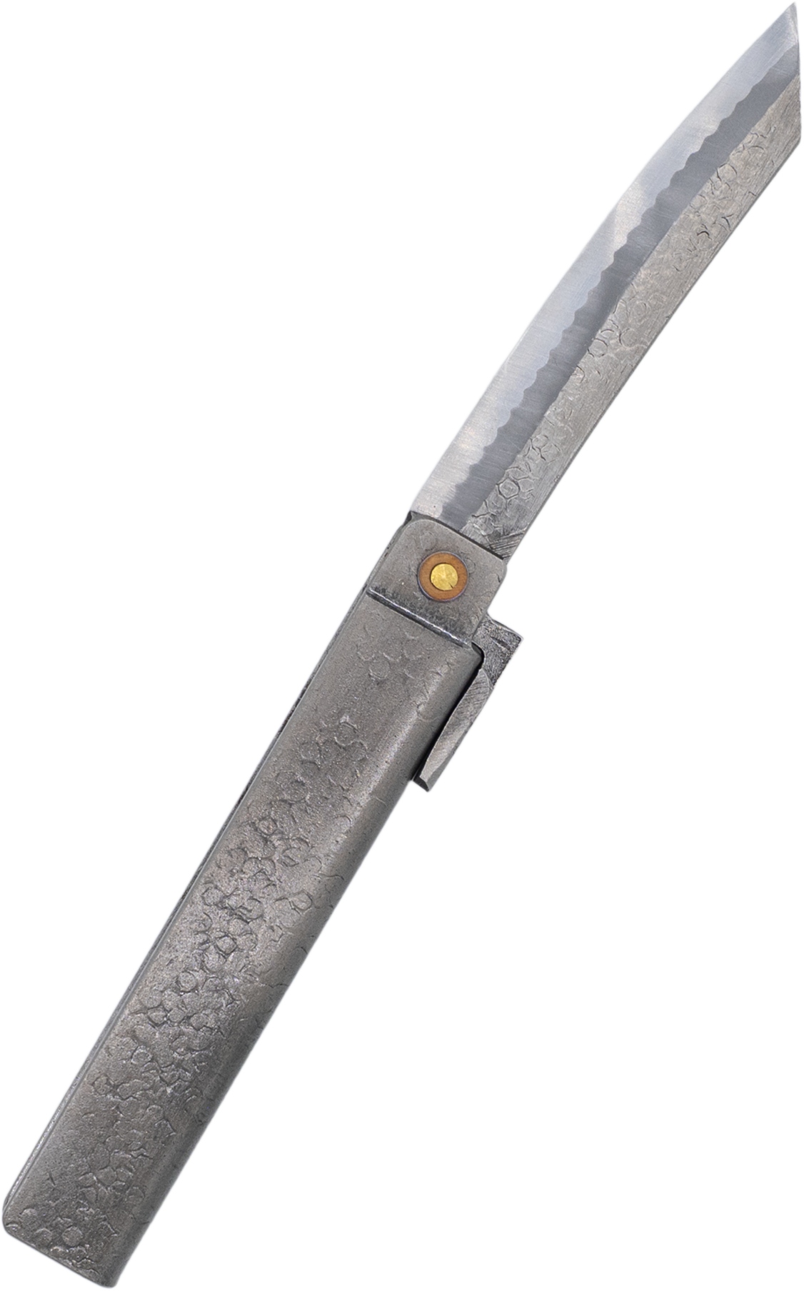 Tomita Higo Pocket Knife White Steel Kiritsuke Style