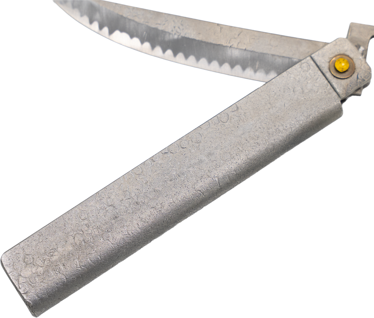 Tomita Higo Pocket Knife White Steel Sword Style