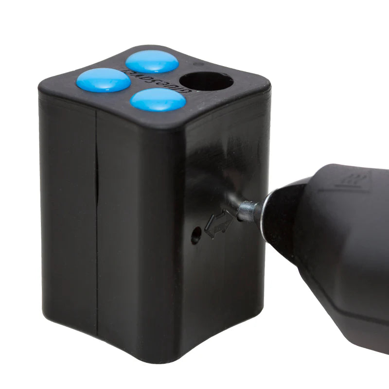 Power Adhesives Knottec Glue Saver reshapes waste hot melt into 12mm sticks, saving costs on colour swaps