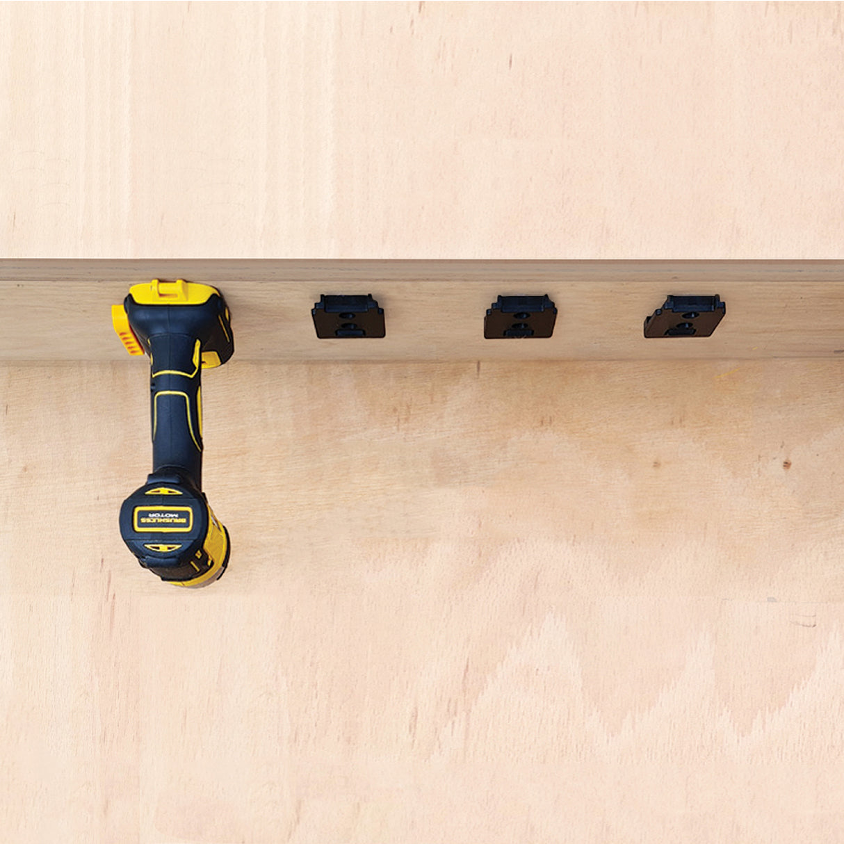 StealthMounts Tool Mount for DeWalt XR 18V Pack of 4 Yellow
