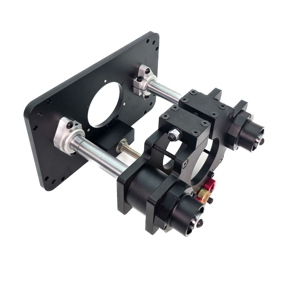 Torquata Trim Router Lift & Mounting Plate for 65mm routers - precise woodworking solution in small workshop space