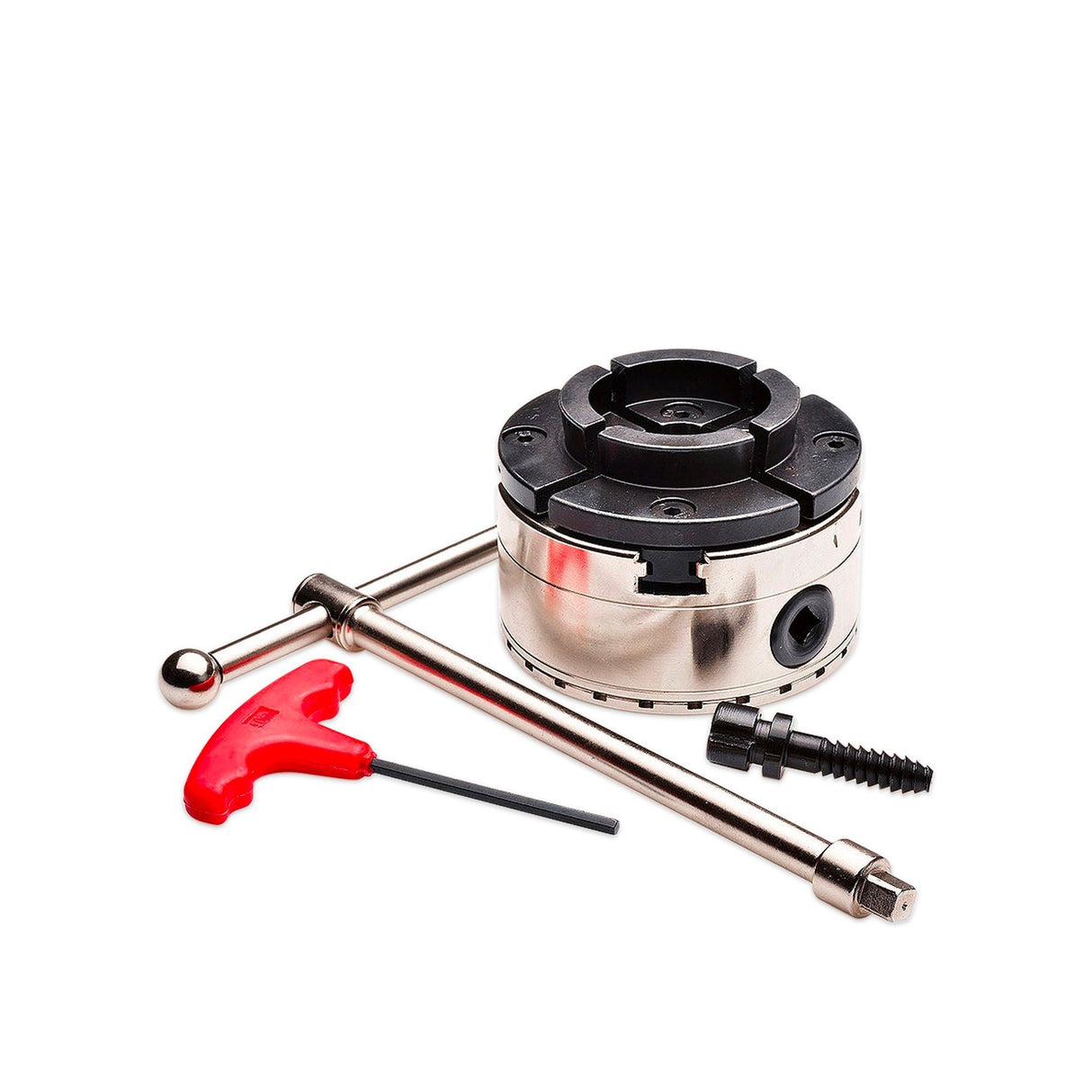 Torquata 100mm Scroll Chuck Insert Adapter and TSC-100 Scroll Chuck for lathes