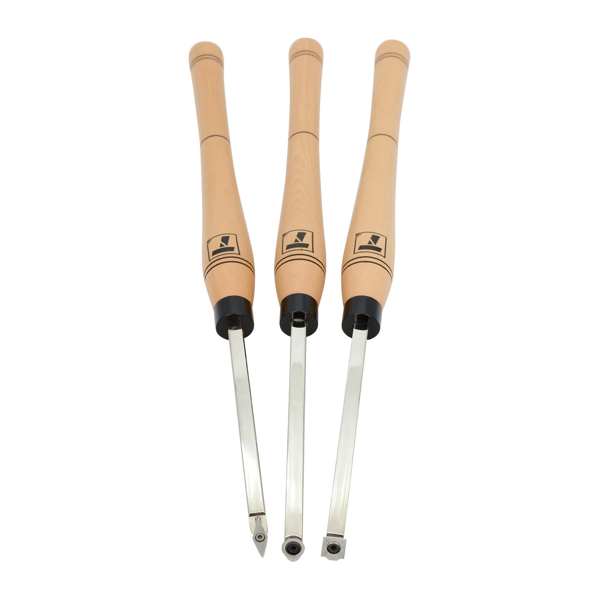 Torquata 3-Piece Tungsten Carbide Large Woodturning Tool Set