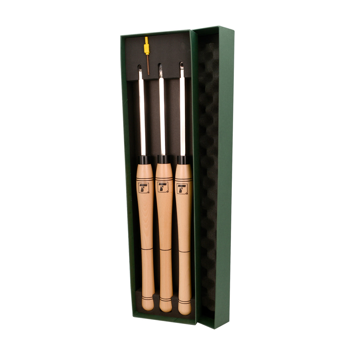 Torquata 3-Piece Tungsten Carbide Large Woodturning Tool Set