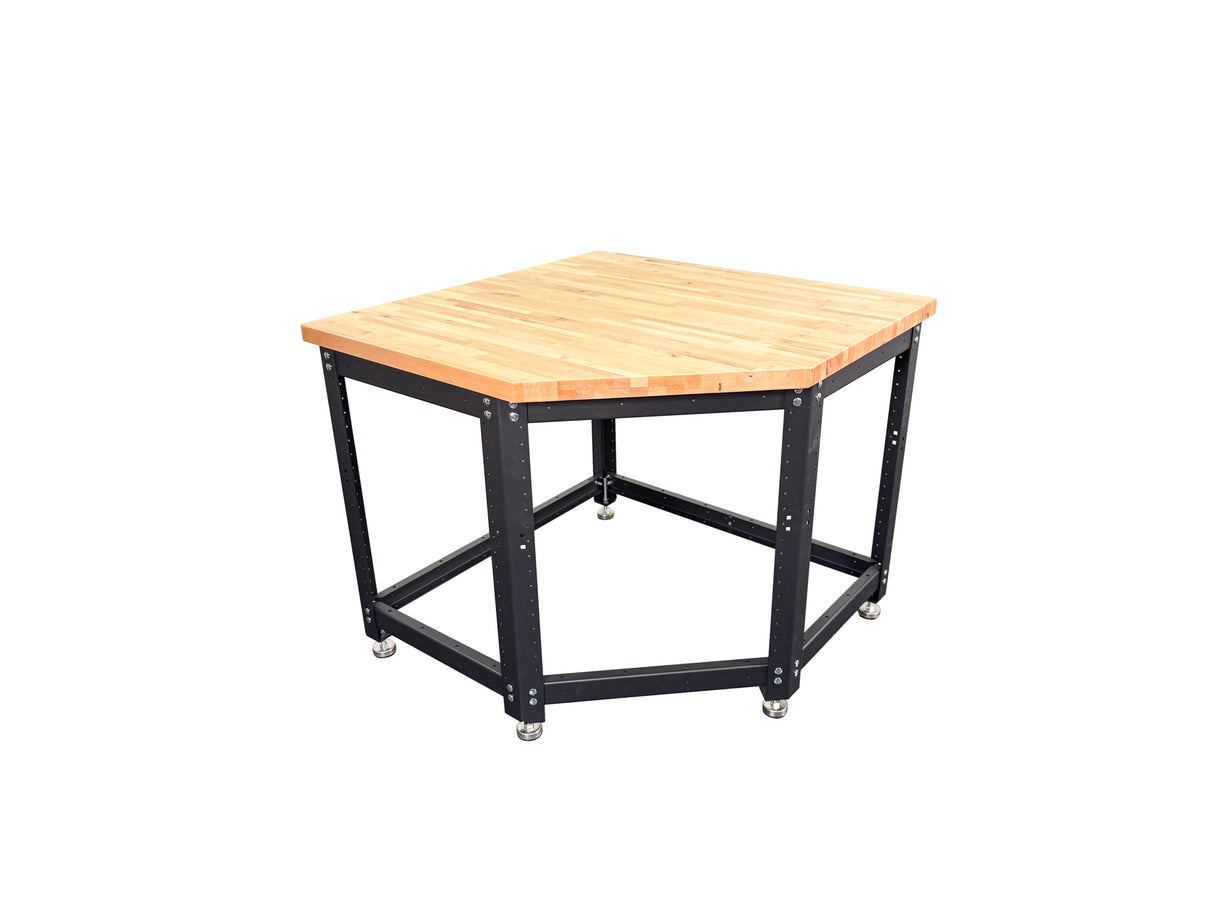 Torquata Workbench System Corner Kit with Plain Top