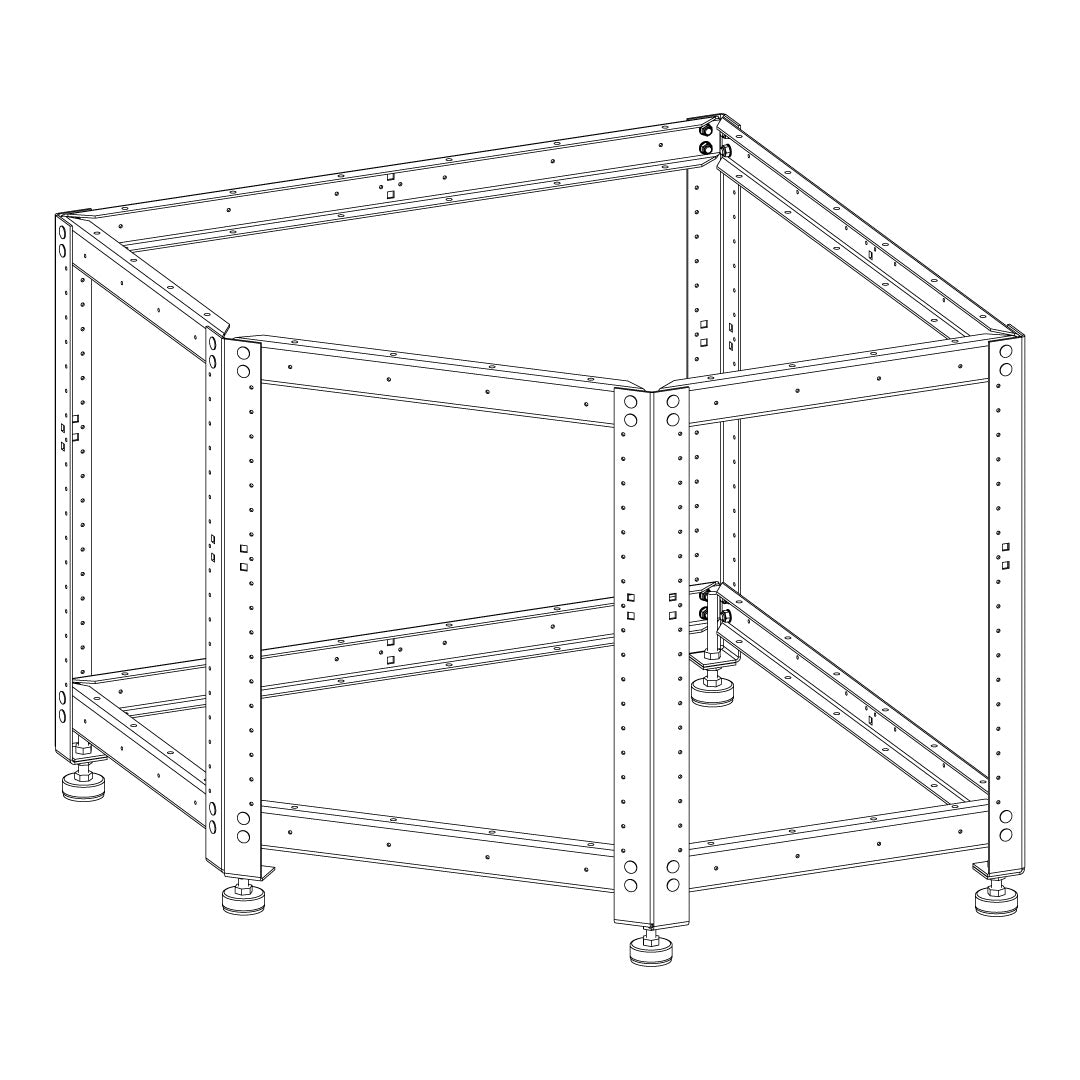 Torquata Workbench System Corner Kit Stand Only