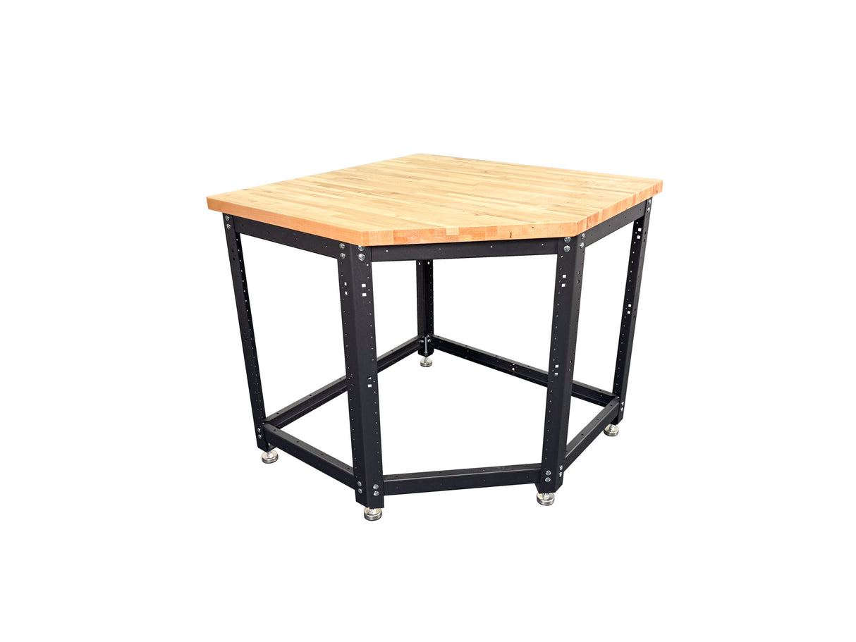 Torquata Workbench System Corner Kit with Plain Top