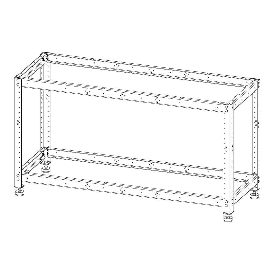 Torquata Workbench System 1400 x 500 Workbench Stand Only