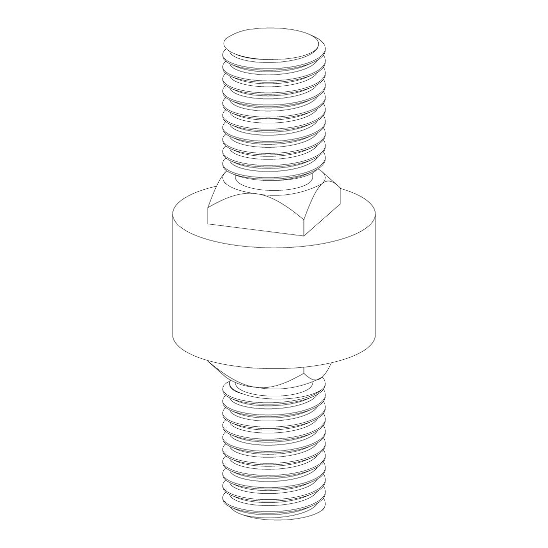 Torquata Workbench System Set of 4 Threaded Connectors
