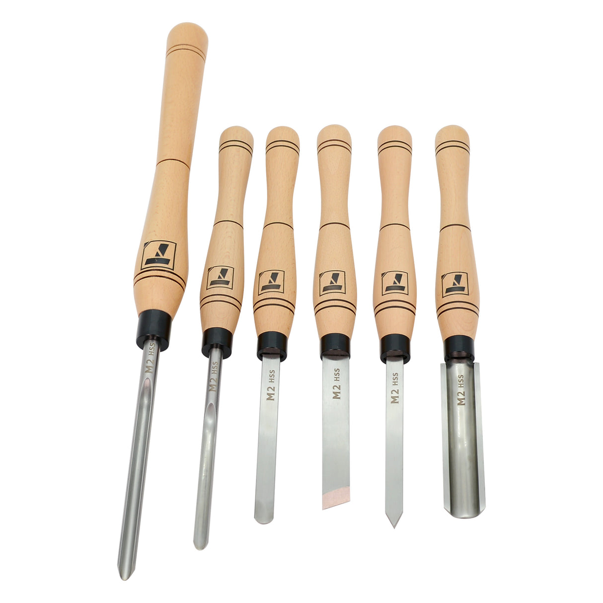 Torquata 6-Piece Standard Woodturning Tool Set M2 HSS