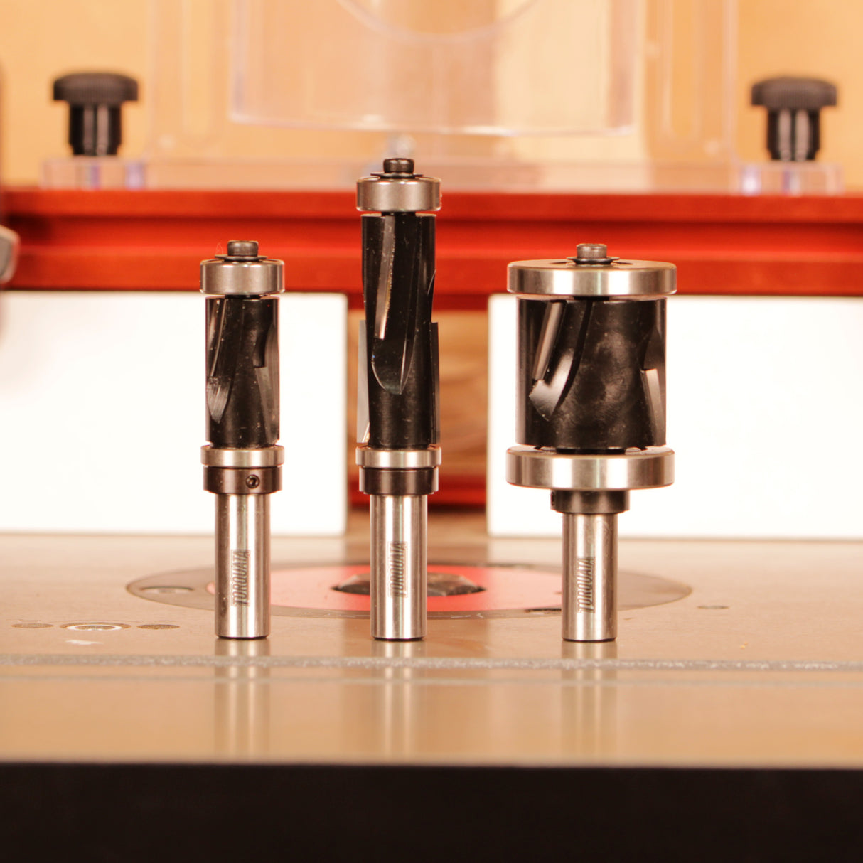 Torquata Twin Cut Dual-Bearing Flush Trim Router Bits 1/2in Shank