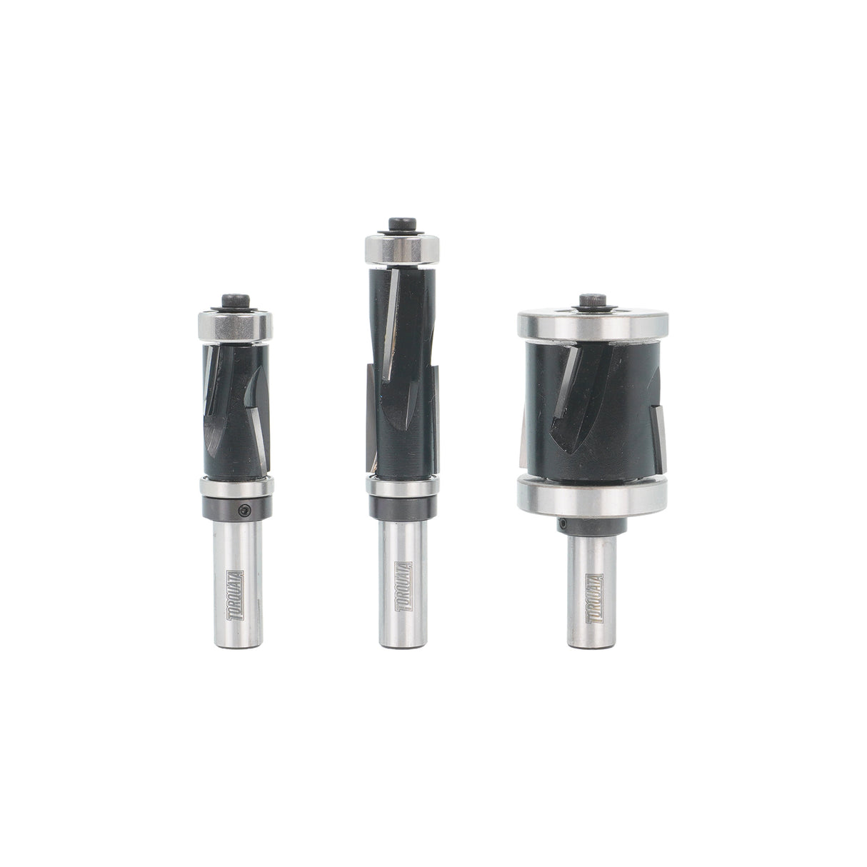 Torquata Twin Cut Dual-Bearing Flush Trim Router Bits 1/2in Shank