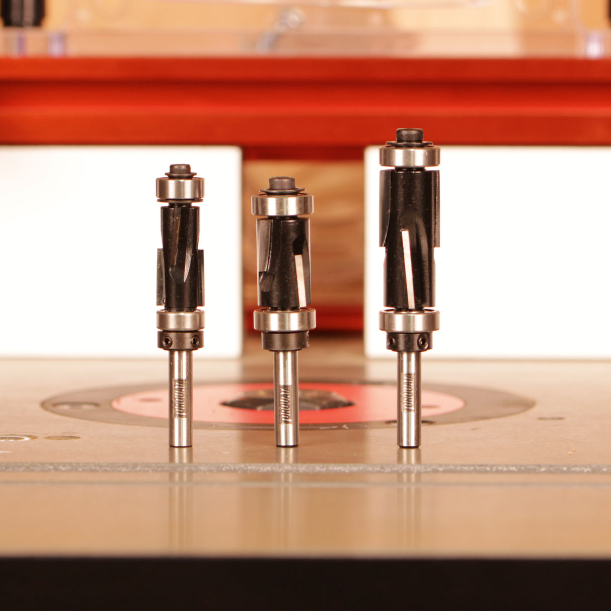 Torquata Twin Cut Dual-Bearing Flush Trim Router Bits 1/4in Shank