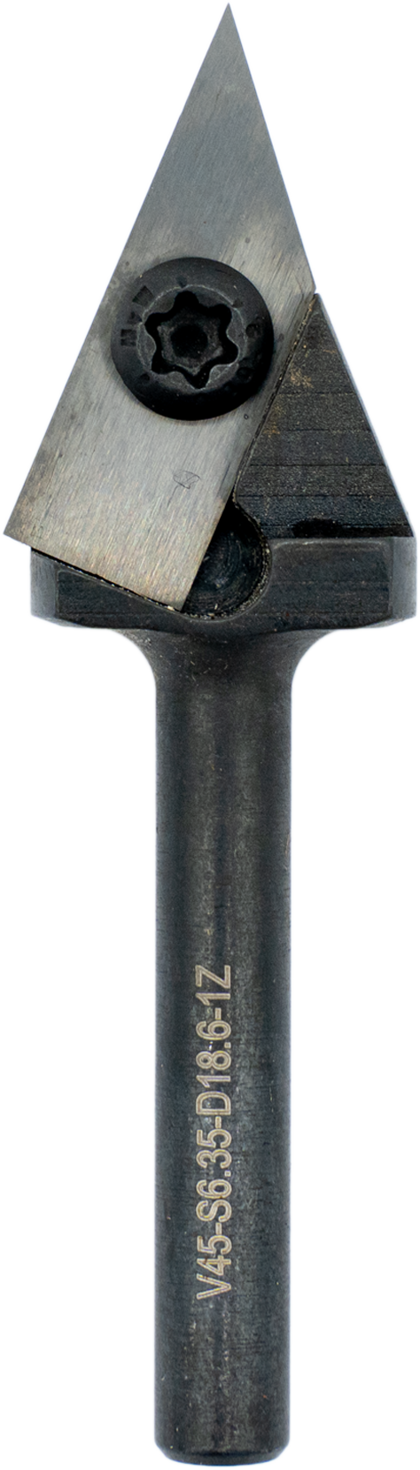 Torquata 45 Degree Carbide Insert V-Groove Router Bit 1/4in Shank