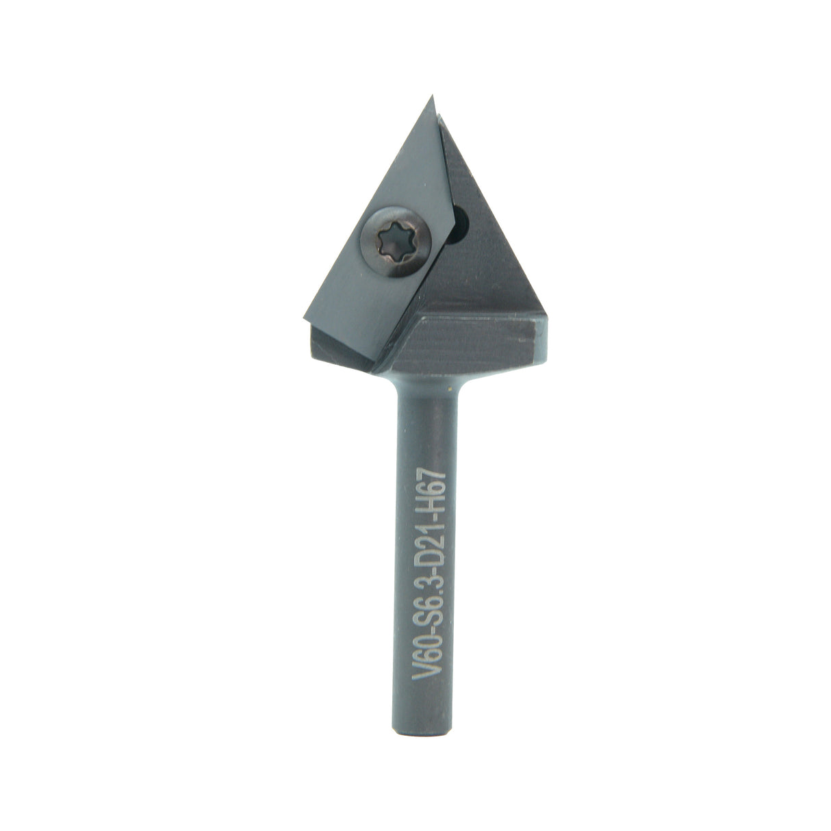 Torquata 60 Degree Carbide Insert V-Groove Router Bit 1/4in Shank