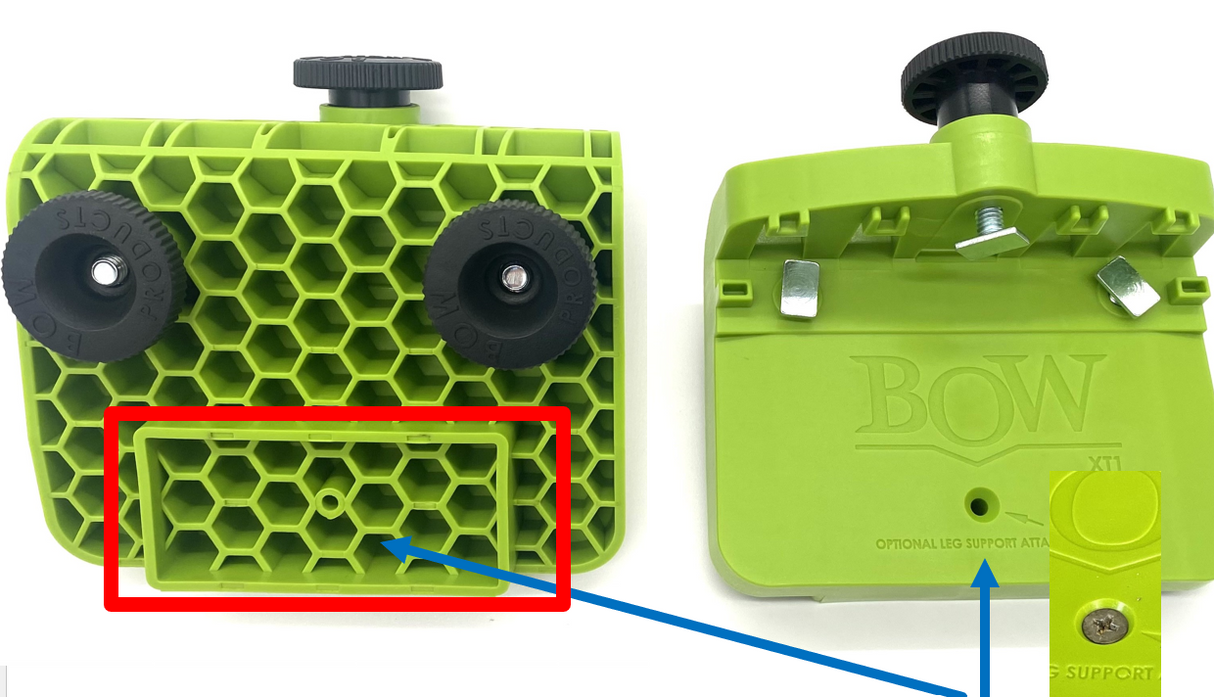 BOW Products XT XTENDER Fence Feed Supports in action on sawing surface