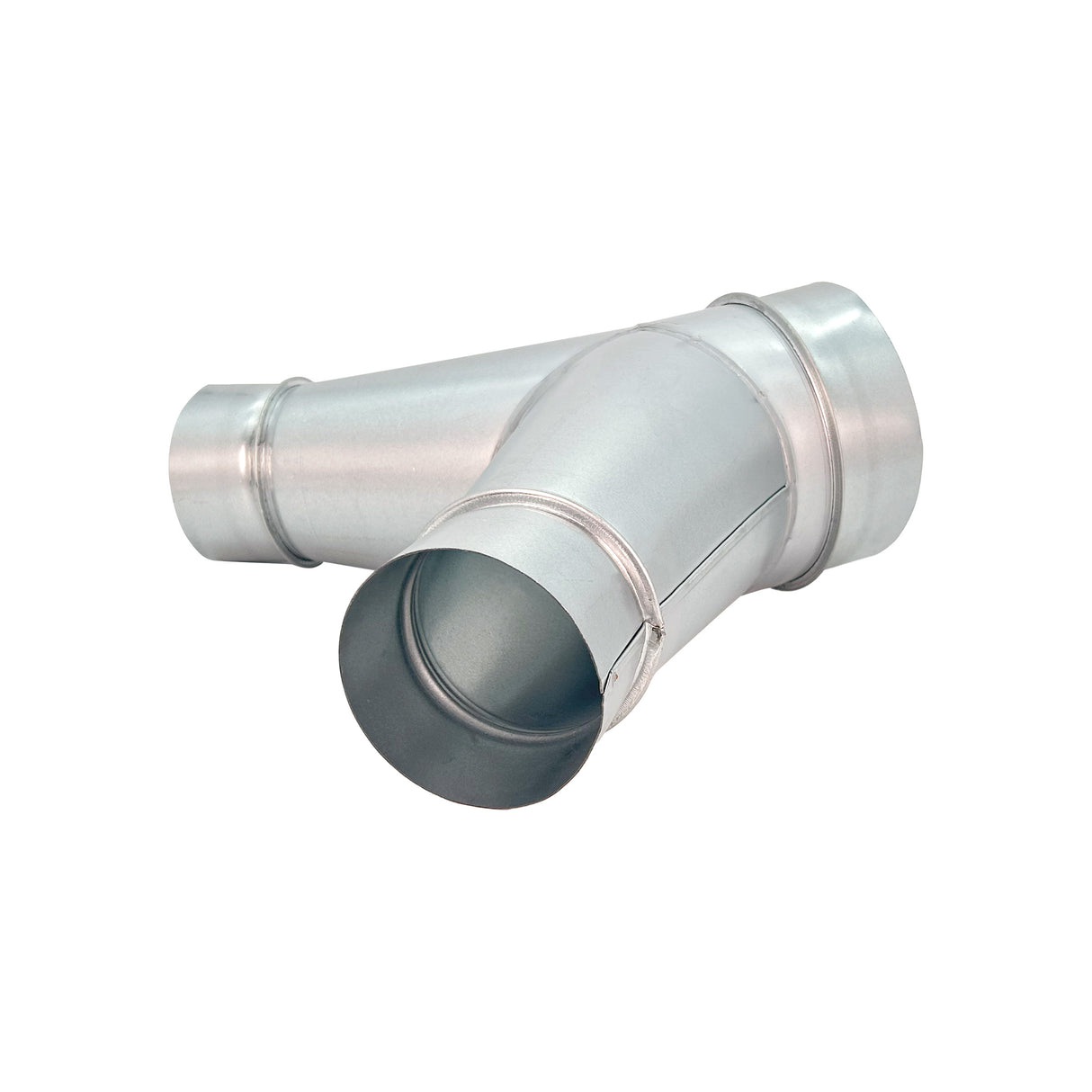 Sherwood Metal Dust Extraction Y-Connector Fitting 6in to 4in Twin Outlet Reducer