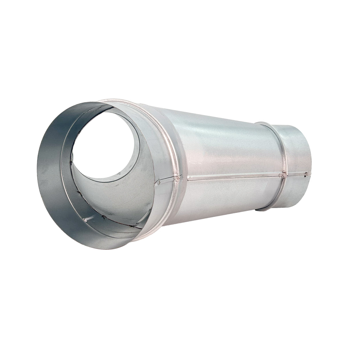 Sherwood Metal Dust Extraction Y-Connector Fitting 8in to 6in Twin Outlet Reducer
