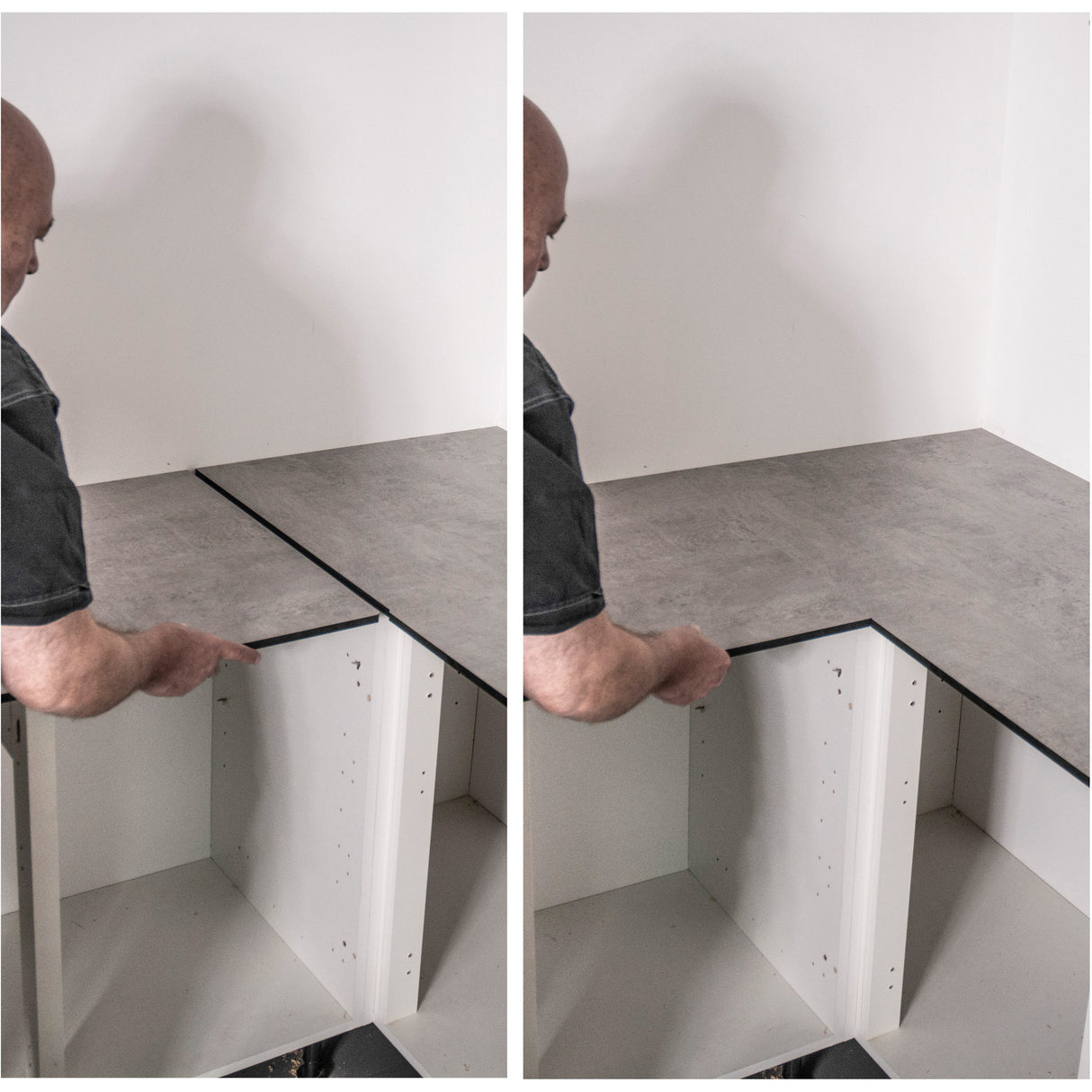 Trend ZIPBOLT Compact Laminate Worktop Connector Kit suits 12-15mm Material Thickness