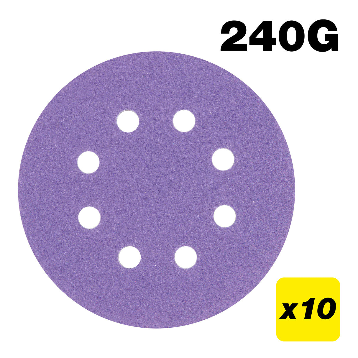 Trend Random Orbital Sanding Discs 125mm Pack of 10