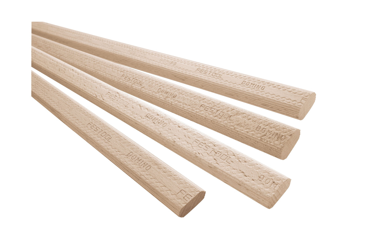 Festool Beech Tenons 12mm x 750mm for DF 700 Pack of 22 - Solid beech wood rods for durable woodworking joints