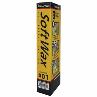 FastCap SoftWax Sticks 10 Pack Dispenser with 23 Blendable Colours for Finished Wood Repairs