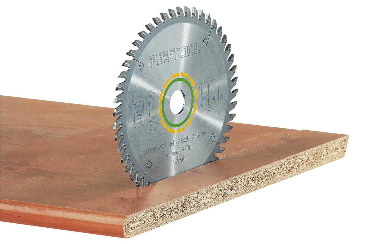 Festool 260mm Fine Tooth Saw Blade 80 Tooth for Veneered & Coated Panels - High Quality Metal, Precise Cuts