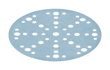 Festool 150mm Granat Net Abrasive Disc Pack of 50 in use on woodworking project