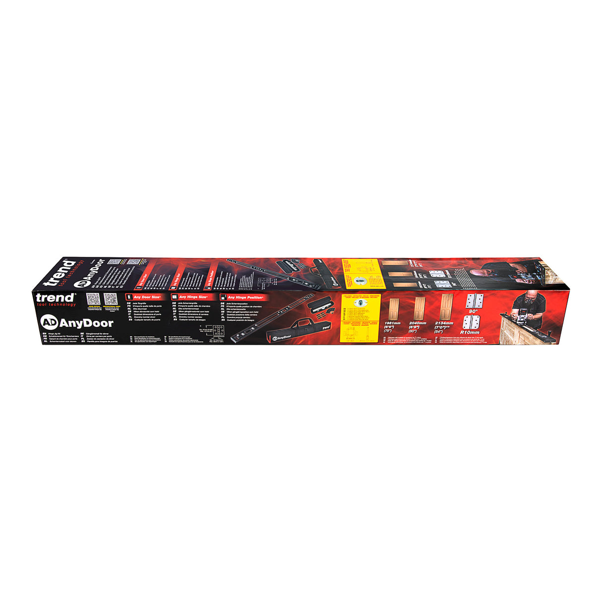 Trend AnyDoor Hinge Router Jig in Carry Bag