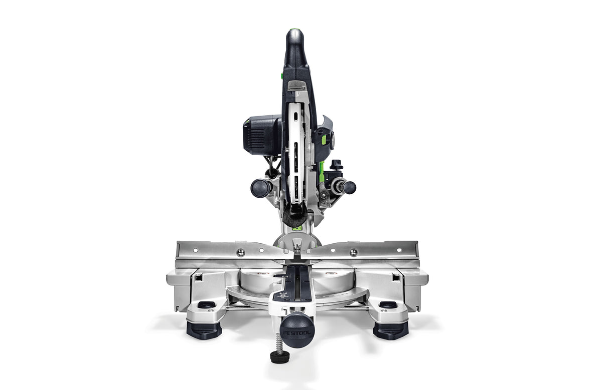 Festool KS 60 KAPEX 216mm Slide Compound Mitre Saw with LED Spotlight in action