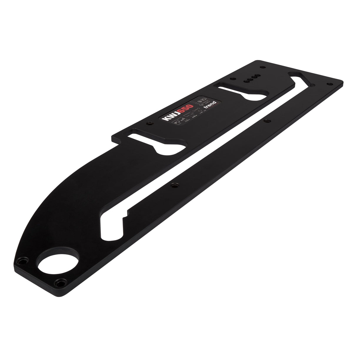 Trend 650mm Kitchen Worktop Router Jig - Close-up of durable CNC-machined design