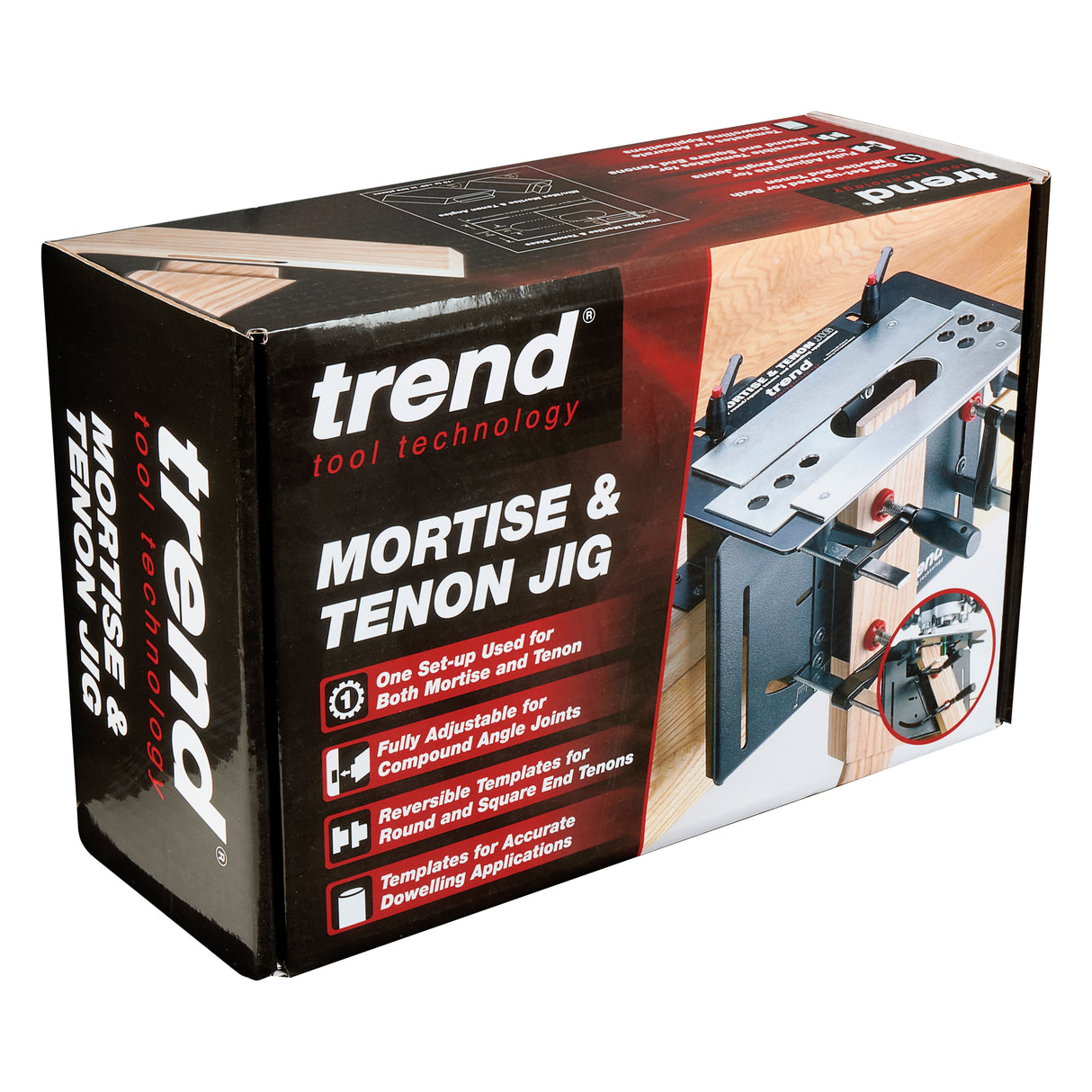 Trend Mortise & Tenon Jig pack for precise joints in woodworking