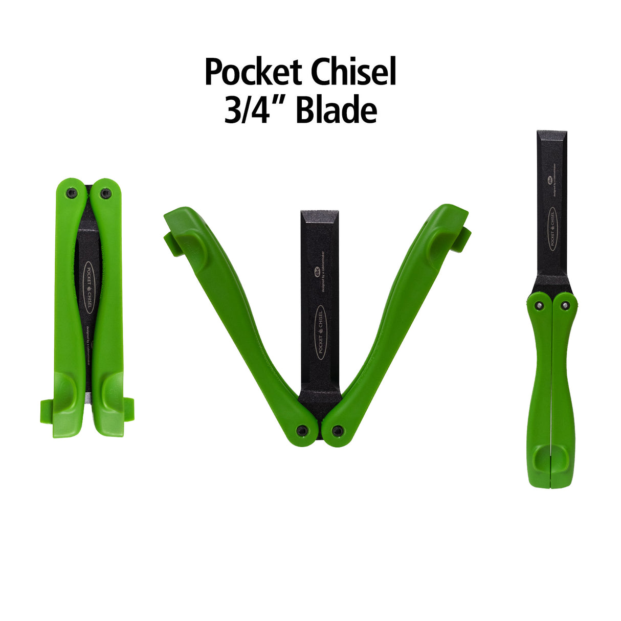 Foldable 3/4in chisel with folding handle, ideal for on-the-go woodworkers