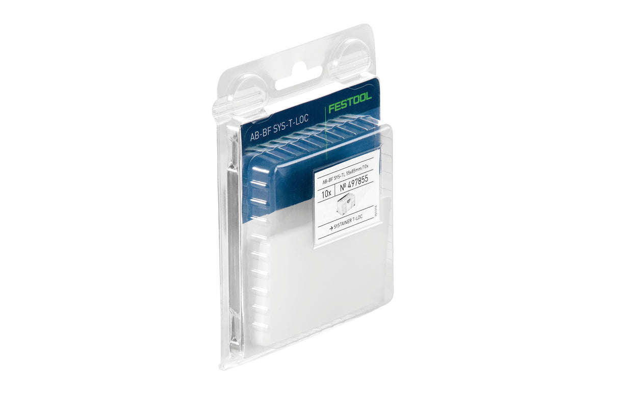 Festool SYS T-LOC Systainer plastic label cover for efficient storage and protection