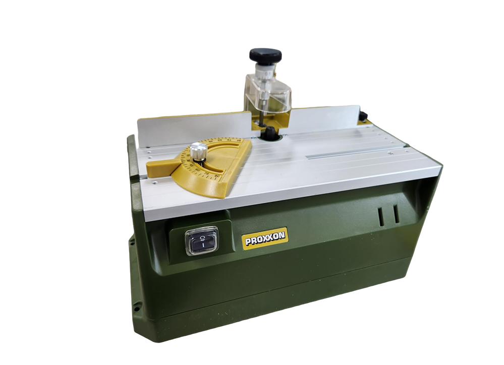 PROXXON MP-400 Micro Shaper Router Table 100W for precise small-scale woodworking