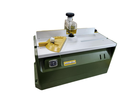 PROXXON MP-400 Micro Shaper Router Table 100W for precise small-scale woodworking