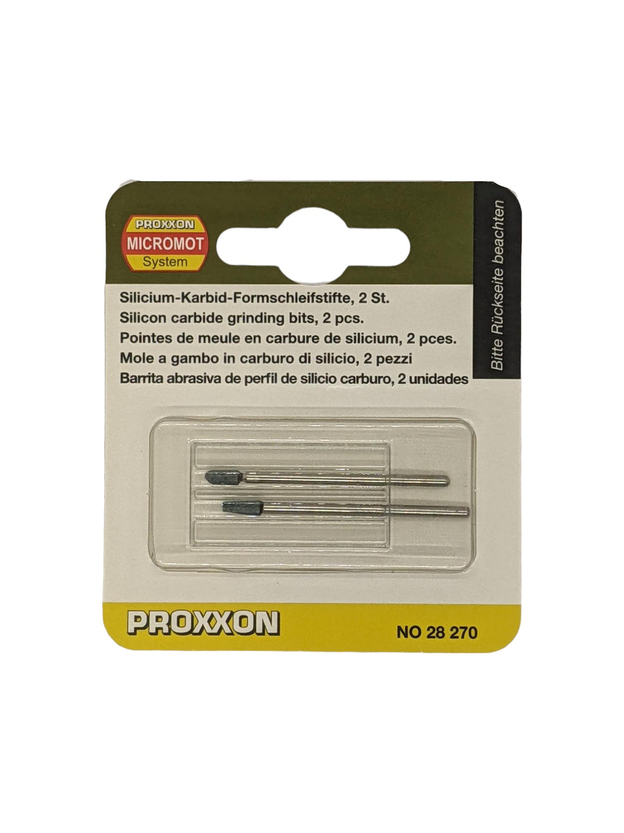 Assorted shapes silicon carbide grinding bits for glass, ceramics, and steel alloys