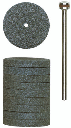 22mm Silicon Carbide Grinding Bits for Rotary Tools - Pack of 10, ideal for engraving glass, ceramics, stellites, tungsten carbide, and hard steel alloys