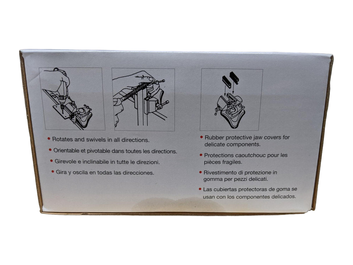 Proxxon Precision Vice 75mm Repositionable aluminum die-cast construction woodworking tool