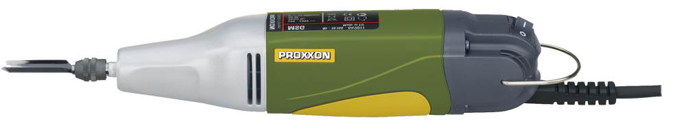 PROXXON MSG Power Carver Corded 50W for detailed carving and engraving, with 3 knives